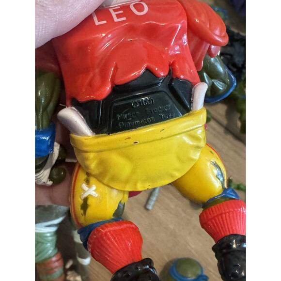 Vintage Teenage Mutant Ninja Turtles Tmnt Action Figure Lot 80s 90s Playmates - Picture 14 of 16